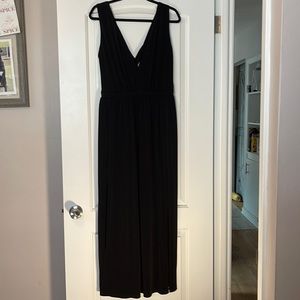 Express black dress with two splits